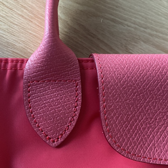 LONGCHAMP Le Pliage Neo Bag PINK CLASSIC TOTE with zip New condition - Picture 11 of 12